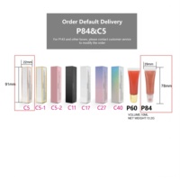Tube de gloss à lèvres de 10 ml avec bouchon doré, tube transparent à presser, paillettes nacrées, hydratant, mat, imperméable, non collant, liquide pour les lèvres