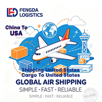 Agent de transport aérien, prix du conteneur logistique vers l'aéroport international Hartsfield-Jackson d'Atlanta aux États-Unis