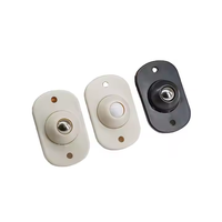 Roulettes pivotantes adhésives-Mini poulie à rotation à 360 ° pour accessoires de quincaillerie d'ameublement