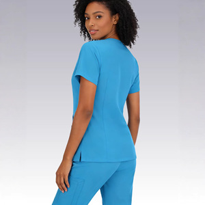 HZMNOI Hospital Uniforms Split Set Unisex Moisture Wicking Scrubs For Medical Staff - Product Image 1
