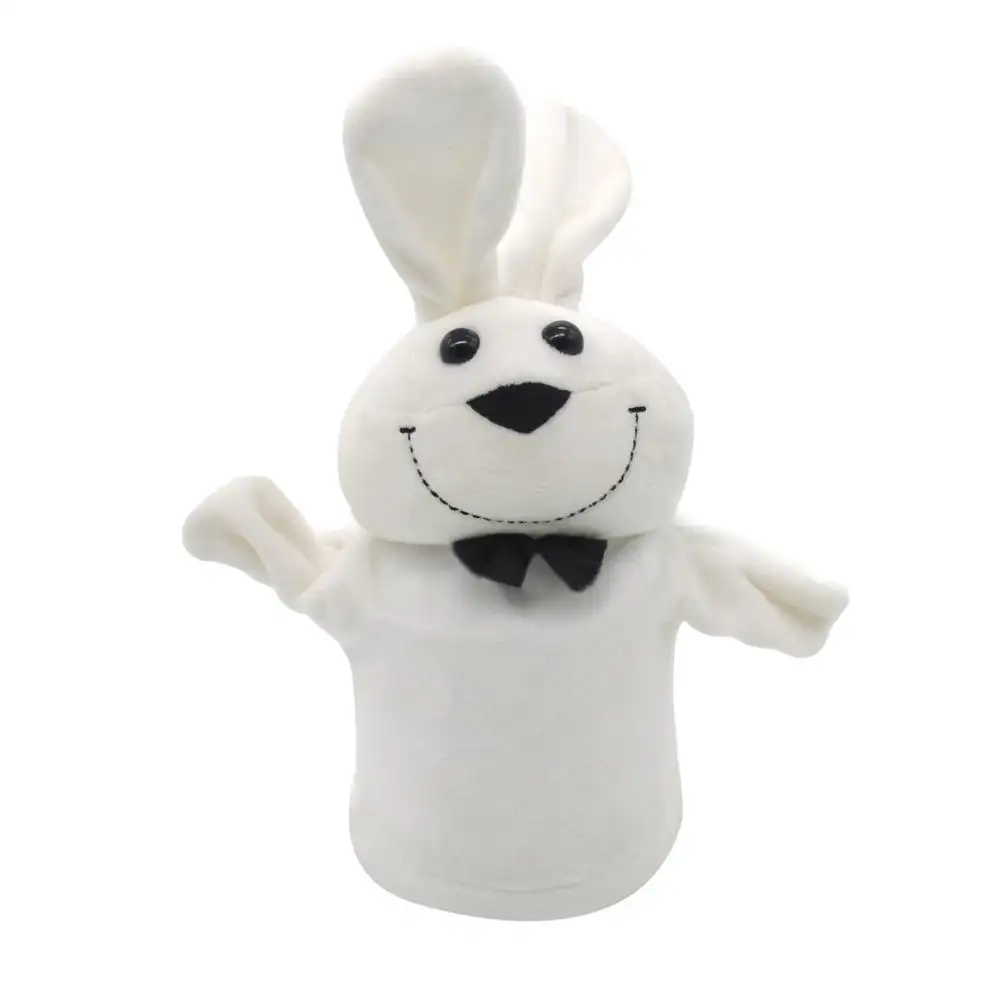 जादूगर बनी हाथ खिलौने जादू खरगोश कठपुतली खिलौना आलीशान भरवां खरगोश खिलौना खरगोश प्रोप जादू