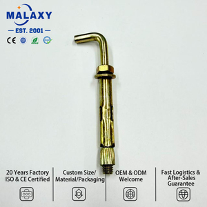 Ancrages à manchon de type O L C en zinc galvanisé Malaxy, Ancrages pour murs creux, Boulons d'expansion robustes, Ancrages à manchon - Product Image 3