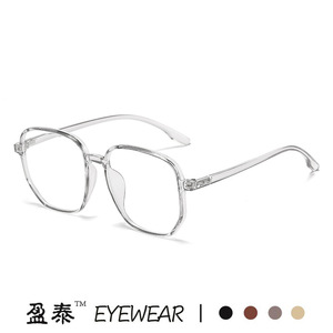 แว่นตา Yingtai ทรงสี่เหลี่ยม TR90 ป้องกันแสงสีฟ้า เลนส์ใส กรอบสีทอง ดีไซน์ทันสมัย - Product Image 3