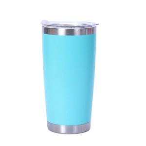 Orange <b>Cup</b> Mug 20Oz Stainless Steel Insulated Double Wall Vacuum Powder Coated Matte Sweat Free <b>Reusable</b> ASM25 - Product Image 4