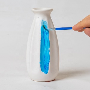 Gesso semplice minimalista con pigmento colorato per bambini pittura e disegno in ceramica fai da te vaso di fiori - Product Image 4