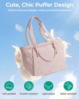 Bolsa de Yoga y Pilates para Mujer |   Bolso Bandolera de Poliéster Impermeable Ligero de 23L con Cierre de Cremallera y Asa Anudada para Esterilla de Yoga