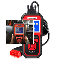 KONNWEI KW850 Auto OBD II 16 pines conectores coche motor analizador diagnóstico escáner para todos los coches 12V DC