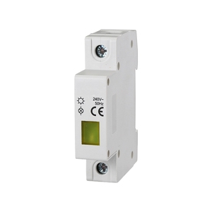 Luz Indicadora de Estado Gloca, 240V, Pantalla LED Amarilla, IP20, Plástico - Product Image 1