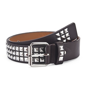<span class=keywords><strong>Ceinture</strong></span> JULUN rétro carrée à rivets, <span class=keywords><strong>ceinture</strong></span> <span class=keywords><strong>en</strong></span> métal pyramidale pour <span class=keywords><strong>femme</strong></span>, <span class=keywords><strong>ceinture</strong></span> punk avec quincaillerie pour jeans - Product Image 4