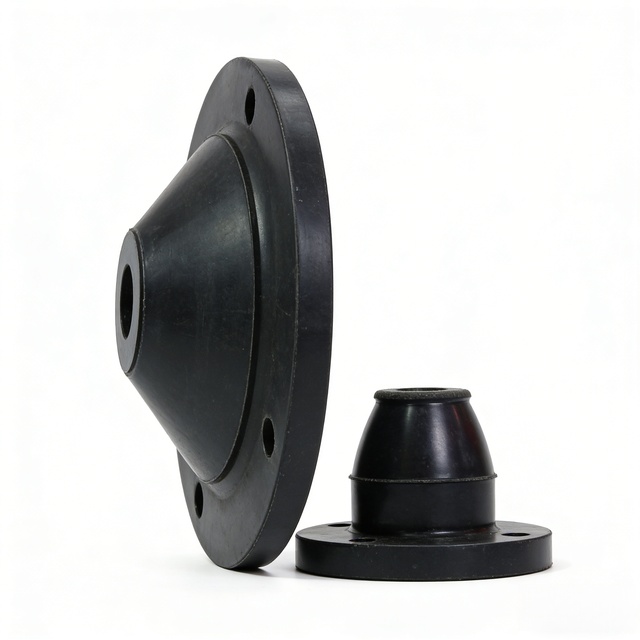 Rubber Flange Shock Absorber, Fan and Pump Shear Isolation Pad, Industrial Equipment, Damping Anti-vibration Shock Absorber
