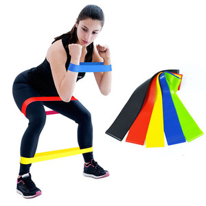 NQ SPORTS <span class=keywords><strong>Loop</strong></span> Mini Yoga Gym, pita resistensi pinggul olahraga kustom Logo Yoga untuk Expander kebugaran - Product Image 2