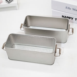 कस्टम ऑफसेट मुद्रित आयत टिरामिसू धातु टिन कंटेनर खाद्य ग्रेड केक कैंडी कुकीज़ लॉक सैंडविच पिज्जा पैक - Product Image 6