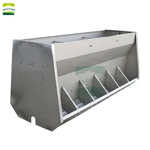 Best-selling Stainless steel pig double-sided and single-sided feeding trough pig automatic feeder