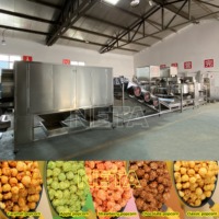 Machine de fabrication de pop-corn commerciale au caramel au sel enduit aromatisé Machine industrielle une ligne de production automatique de pop-corn