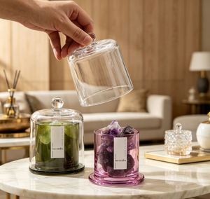 ชุดกระจายกลิ่นหอม Ascendia Crystal Aroma Stone รูปทรงกระบอกแก้ว ปราศจากพาราเบน ปราศจากแอลกอฮอล์ ผลิตด้วยมือ กลิ่นหอมติดทนนาน 6 เดือน - Product Image 1
