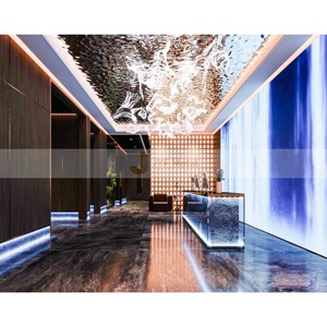 LL361 High Quality Stamped Water Ripple Plate Waterproof Stainless Steel <b>Sheet</b> Wall Ceiling Panel Features Water Wave Design - Product Image 1