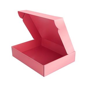 Cajas Cuadradas de Cartón Corrugado Reutilizables con Impresión en Relieve para Empaquetado Comercial y de Compras - Product Image 4