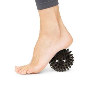 Pelota de Masaje con Púas de PVC Verde Púrpura de 7.5cm para Alivio Muscular en Cuerpo, Brazos, Piernas y Cintura - Product Image 1