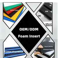 Étui rigide personnalisé imprimé avec insert en mousse perforée, inserts en mousse EVA floquée pour parfum