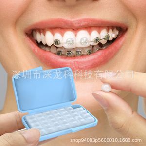 แว็กซ์ป้องกันการกัดกร่อนสำหรับจัดฟันแบบกำหนดเอง, เจลยึดติดเครื่องมือจัดฟันแบบมีสี, แว็กซ์ป้องกันการเสียดสีเยื่อบุช่องปาก - Product Image 4
