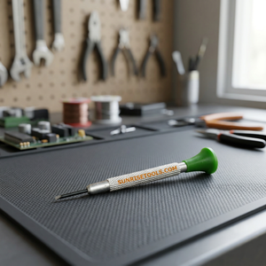 Outil de gravure de bijoux SUNTOOLS/STIPL, forme irrégulière, poignée verte en PP pour un travail de précision dans la fabrication de bijoux - Product Image 4