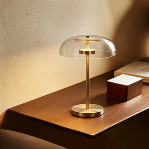 Copper Nordic Modern Minimalist Glass Desk Lamp Luxury Decorative <b>Table</b> Light Bedroom <b>Bedside</b> <b>LED</b> <b>Table</b> Lamp - Product Image 3
