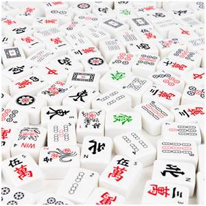 Jeu de Mahjong Classique Blanc Personnalisable de Haute Qualité avec Impression par Transfert Thermique en Mélamine pour Enfants – Fabrication sur Mesure - Product Image 6