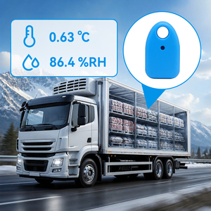 Thermo-hygromètre enregistreur de données Coldchain, thermomètre hygromètre, capteur d'humidité et de température avec exportation de données et stockage <span class=keywords><strong>gratuit</strong></span> - Product Image 1