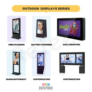 ป้ายดิจิทัลตั้งพื้นกลางแจ้ง Refee ขนาด 43 49 55 65 นิ้ว จอสัมผัสโฆษณาแบบตั้งพื้นกลางแจ้ง LCD Totem - Product Image 5