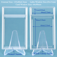 Boîtier de protection transparent en acrylique 35PT pour cartes de sport gradées, cartes de baseball, cartes CGC et cartes Pokémon PSA