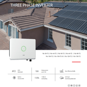 Convertisseur d'énergie solaire connecté au réseau de 6 kW avec tension d'entrée MPPT de 90-550 V et courant de sortie nominal de 26,1 A - Product Image 4