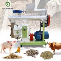 Machine de fabrication de granulés pour aliments pour chevaux, chameaux, canards, poules, lapins et cailles, capacité de 5 tonnes par heure