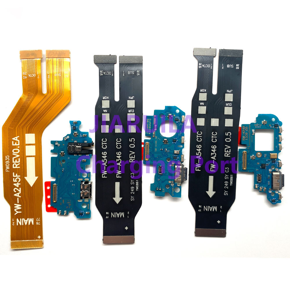 Mobile Phone Charging Port Dock Connector Flex Cable Replacement Part for  Samsung A24 4G A245F A35 A346B A54 5G Motherboard Flex