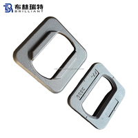 Support de fixation ISO surélevé pour conteneur, type Decksocket en U ou à queue d'aronde, pour équipement de fixation de conteneurs