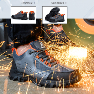 Chaussures <span class=keywords><strong>de</strong></span> Sécurité Industrielles Légères Respirantes Tendance Décontractées Haute Qualité avec Embout en Acier, Vente Chaude - Product Image 4