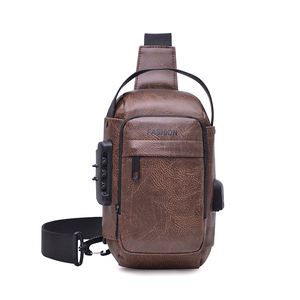 Borsa a Tracolla di Alta Qualità per Uomo Nuovo Marchio Vicuna <span class=keywords><strong>Polo</strong></span> Logo Personalizzato Moda Stile Coreano Borsa da Petto in PU - Product Image 1