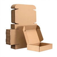 Cajas de Envío de Cartón Corrugado con Logotipo Personalizado, Recicladas, Impresión CMYK, 6x6x6 cm