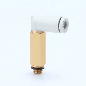 Đầu cắm nhanh mở rộng loại SMC Đầu nối 90 ° kq2w04 06 08 10 12-m5 01 02 03 04as kích thước nhỏ phù hợp với không gian hẹp - Product Image 2