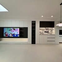 Meuble TV en bois moderne et minimaliste de qualité supérieure, unité de rangement, personnalisation directe d'usine, écologique, durable, meubles de salon