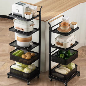 פלדה מתכווננת מדפים אחסון מטבח מדפי אחסון מטבח מדפי אחסון - Product Image 6