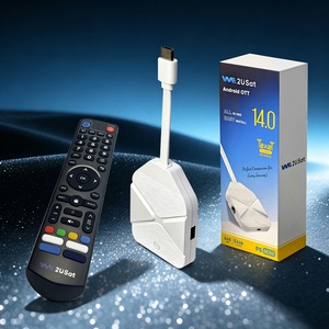 Boîtier TV intelligent We2usat P6 Mini 8K Android 14 Amlogic Quad Core OTT, lecteur multimédia en streaming réseau 4 Go 64 Go, récepteur satellite - Product Image 1