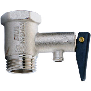 Válvula de seguridad manual 1/2 MF con palanca para medios de agua, aceite y gas - Product Image 2