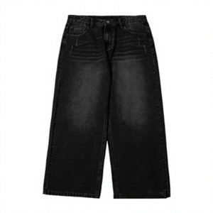 Jeans Rectos de Cintura Alta con Bordado Distintivo, Estilo Harajuku, Transpirables y Holgados para Mujer, Moda Urbana, Verano 2025 - Product Image 3