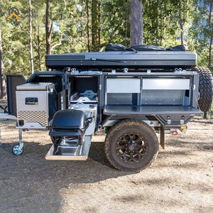 Mini Offroad-Nutzanhänger für Expeditions-Camping mit Aufstellzelt - Product Image 2