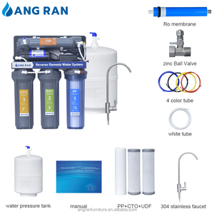 เครื่องกรองน้ำ5ขั้นตอนสำหรับใช้ในบ้านระบบกรองน้ำระบบรีเวิสออสโมซิสแบบไม่มีถัง - Product Image 3