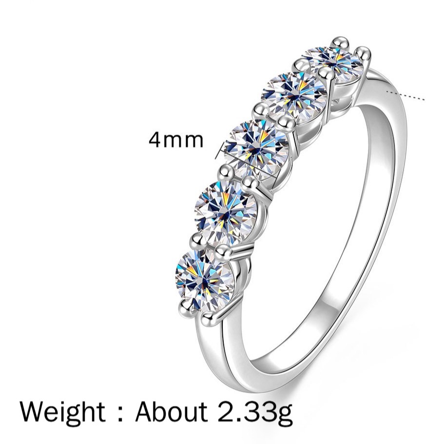 Five-stone ring[KWhite]