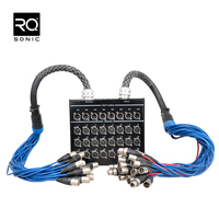 Splitter XLR Boîtier de Scène pour Monitoring et Enregistrement Scénique BSS24X8-30/M24-10