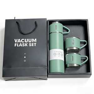 Termos y Botellas <span class=keywords><strong>de</strong></span> Vacío Minimalistas Más Vendidos, 500 ml, Termos <span class=keywords><strong>de</strong></span> Mate Argentinos, Juego <span class=keywords><strong>de</strong></span> Termos y Tazas para Camping en Caja <span class=keywords><strong>de</strong></span> Regalo - Product Image 1