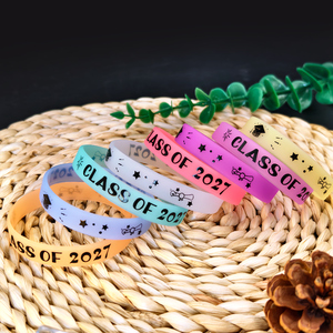Braccialetti in Silicone Economici per la Classe del 2027, Bracciali in Gomma per Cerimonie di Laurea e Eventi Scolastici - Product Image 5