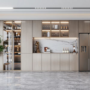 Unité murale d'affichage de casier à <span class=keywords><strong>vin</strong></span> personnalisé de qualité supérieure avec verrerie élégante pour le stockage et la présentation du <span class=keywords><strong>vin</strong></span> - Product Image 1